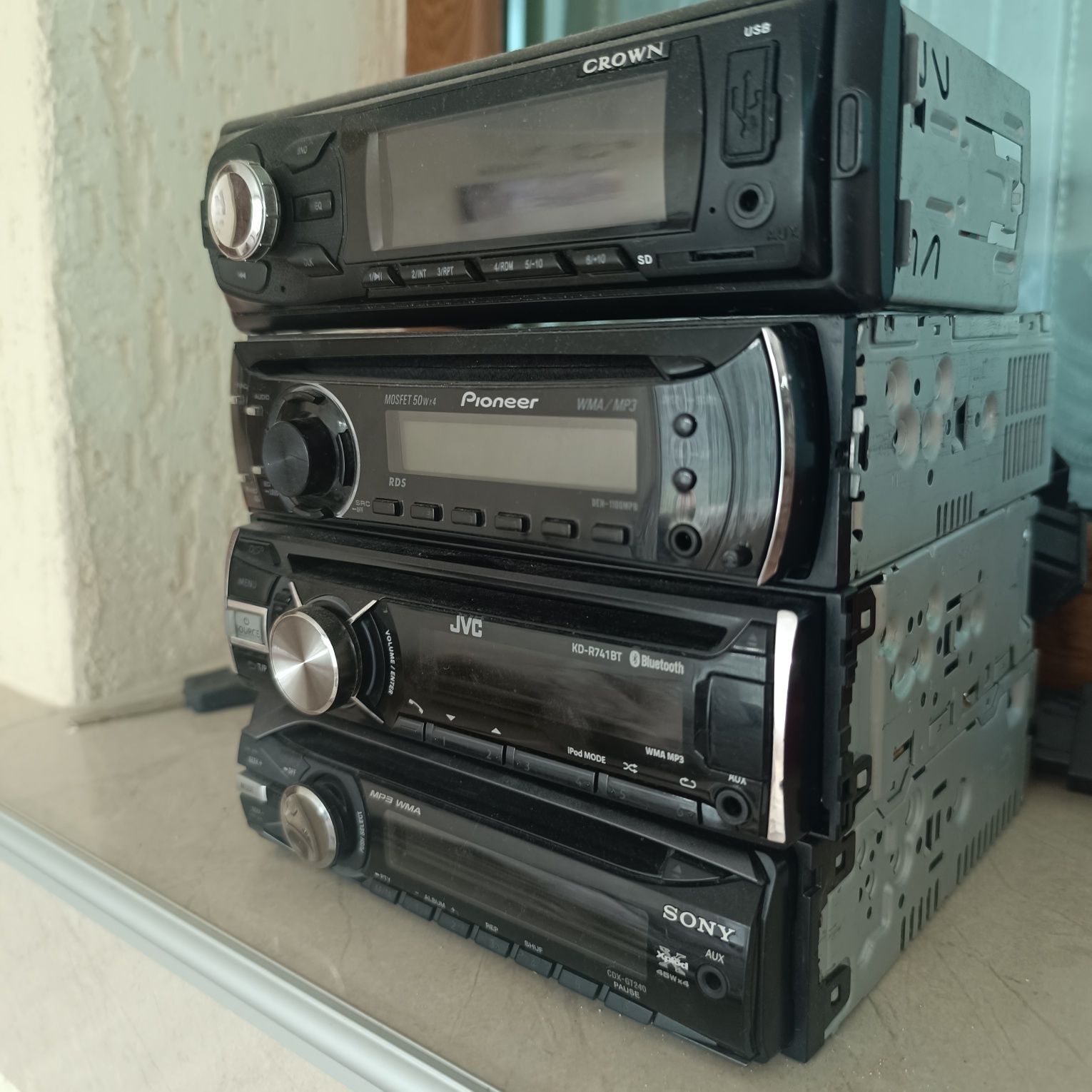 Авторадио автокасетофони Сидита CD  Sony Crown Jvc Pioneer