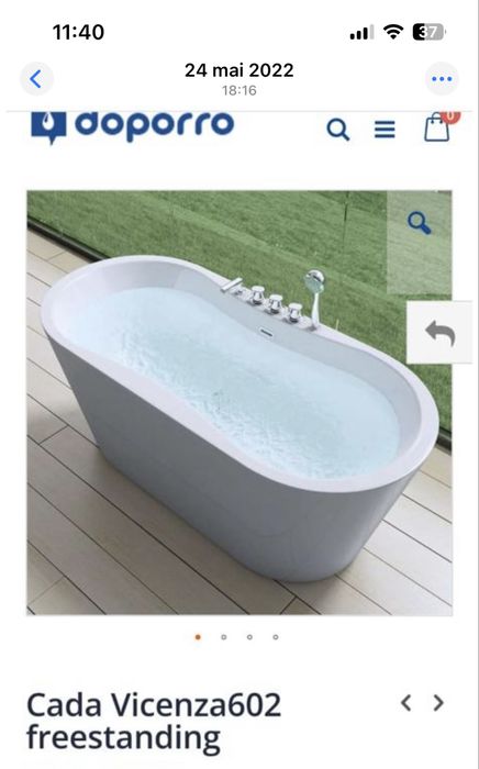 Cada de baie Doporro