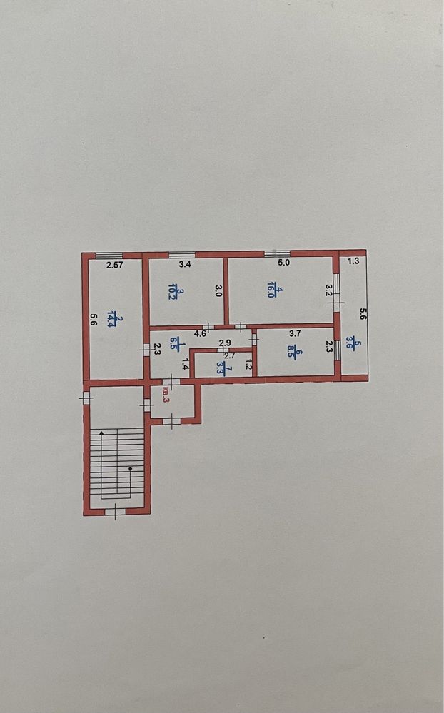 3-х комн квартира в п. Ботакара (Ульяновский)