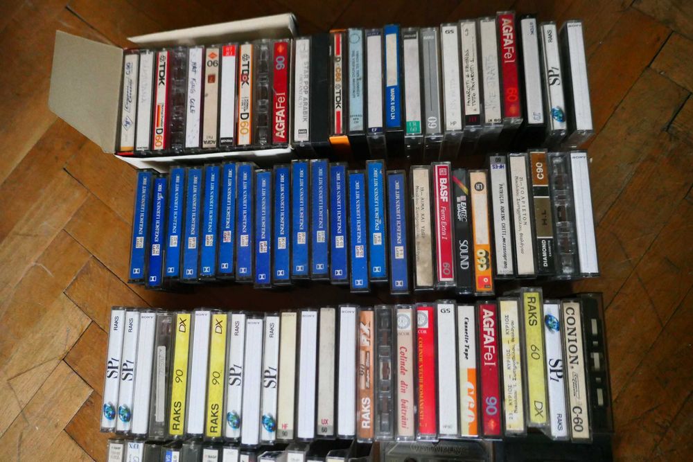 1000 Casete Audio Muzica Sony BASF AGFA ETC. Type I II Chrome IV Metal