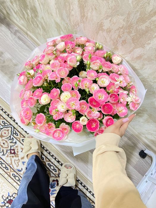 Цветы, гүл Түркістан қаласында