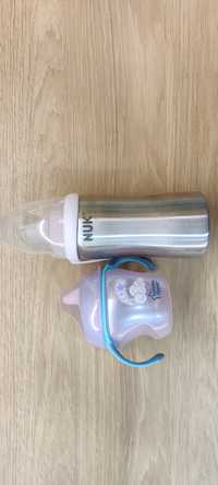 NUK Active Cup 215мл термо и неразливаща се чаша с мек накрайник Tomme