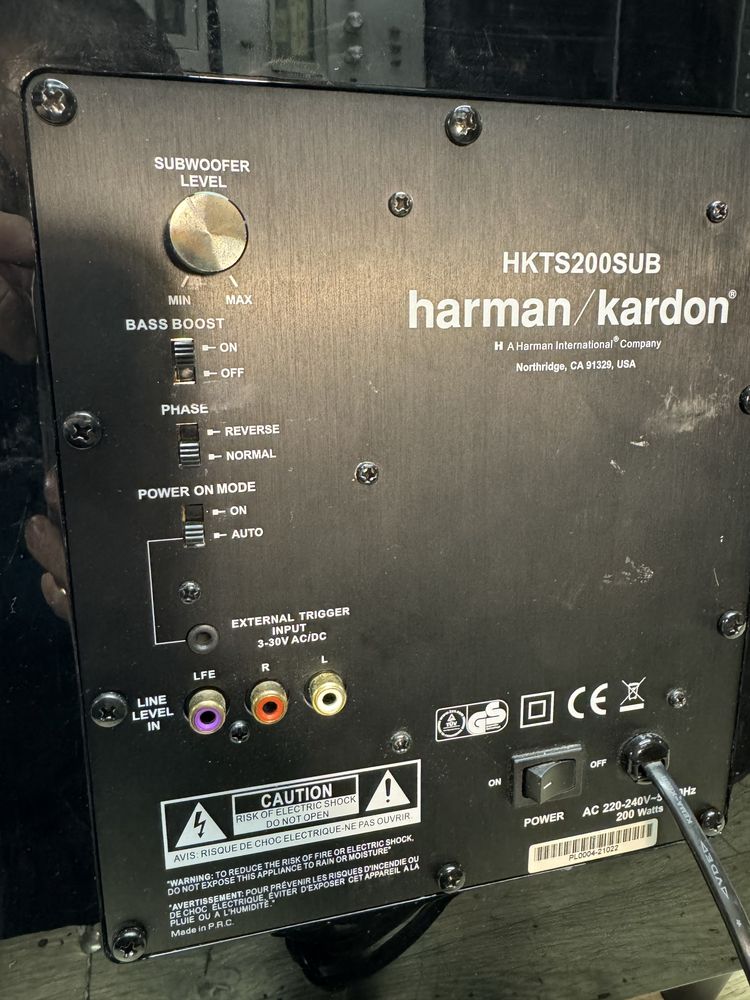 Harman Kardon Пияно лак Subwoofer