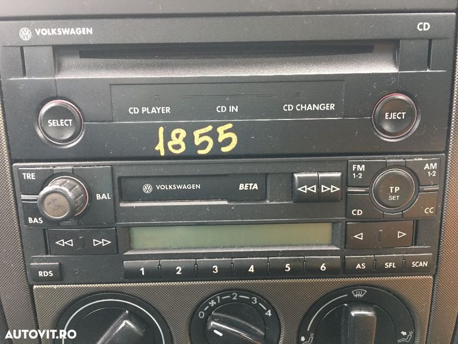 Radio CD Player Casetofon cu Magazie CD BETA VW Bora 1998 - 2005