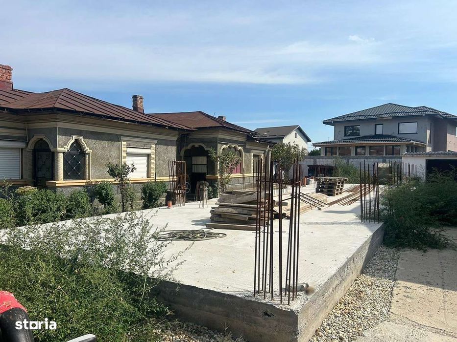 teren, fundatie duplex si proiect.