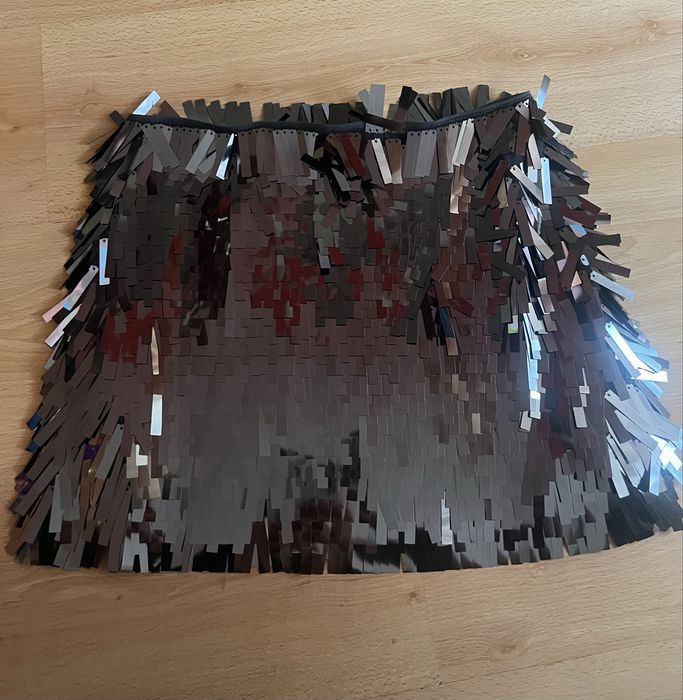 Zara къса пола с пайети