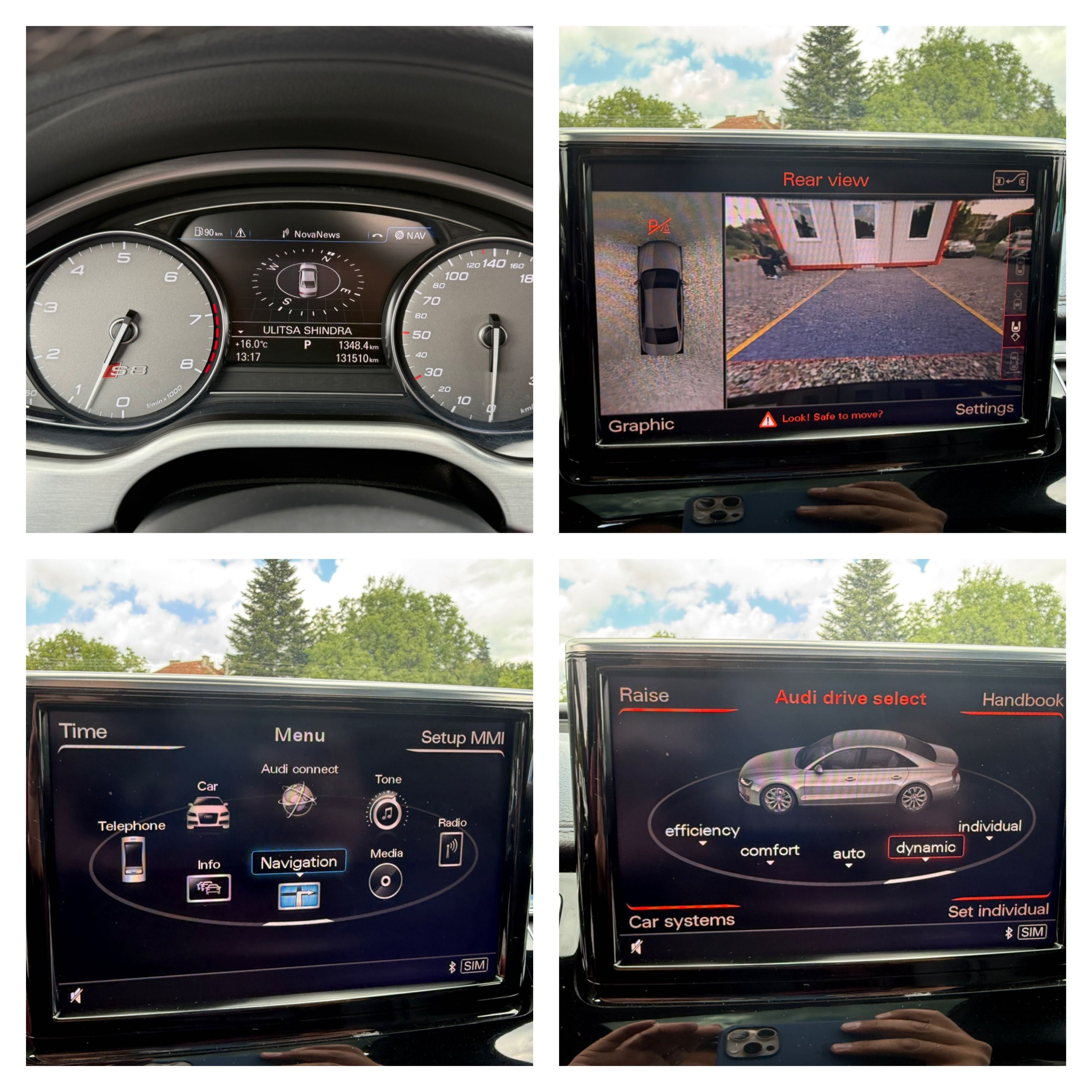 Audi S8 Facelift 2015г. 4.0 TFSI V8 (520 кс)quattro/Matrix