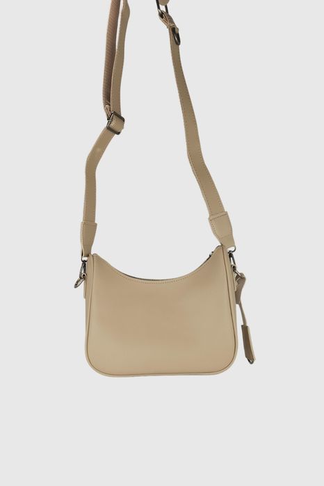 НОВО! ЛИКВИДАЦИЯ! Дамска чанта с монетник в бежово