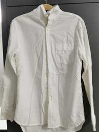 Бяла памучна риза Bershka размер S