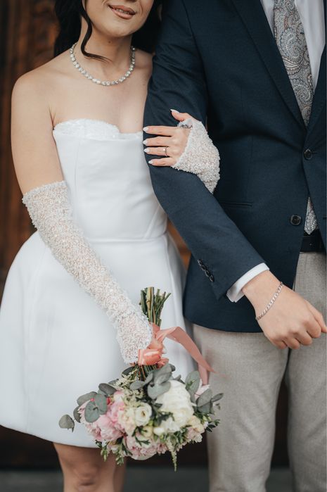 Vand rochita cununie alba