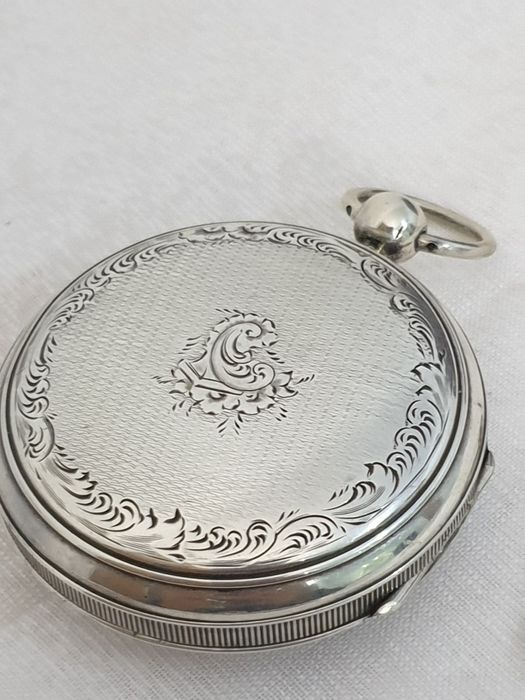 Ceas de buzunar argint