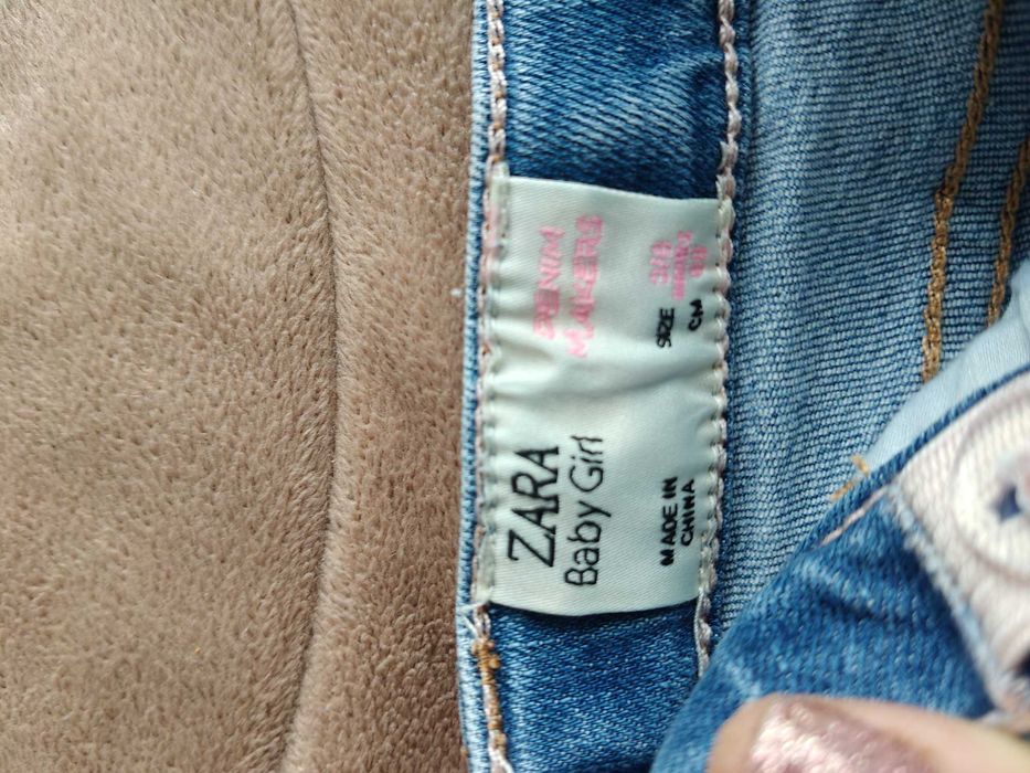 Дънки и риза Зара плюс пролетно яке, размер 68.