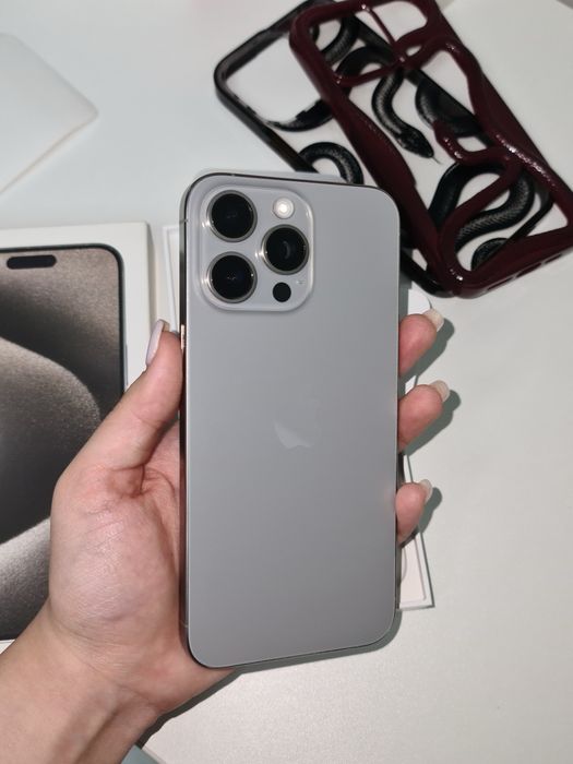 Айфон 15про мах 256гб идеал умуман чизилмаган кирилмаган