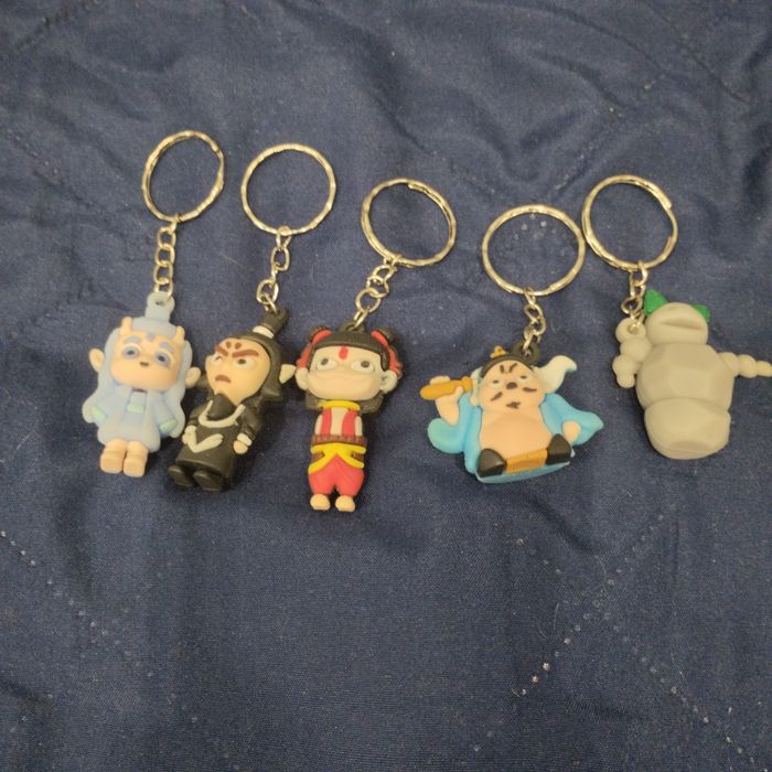 Брелки с персонажами из мультика Nezha Нэчжа.