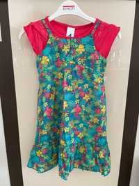 Комплект рокля и блуза за момиче C&A, размер 98 см., 2-3 г.
