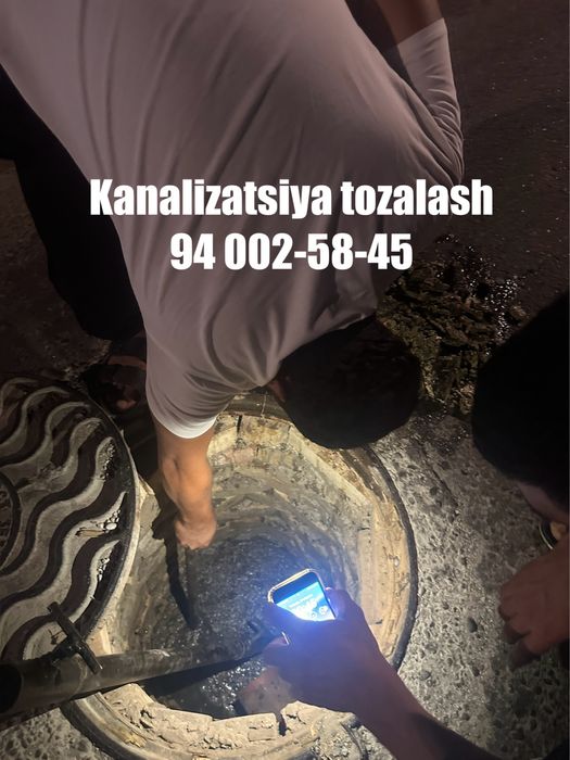 Kanalizatsiya tozalash канализатсия 24/7