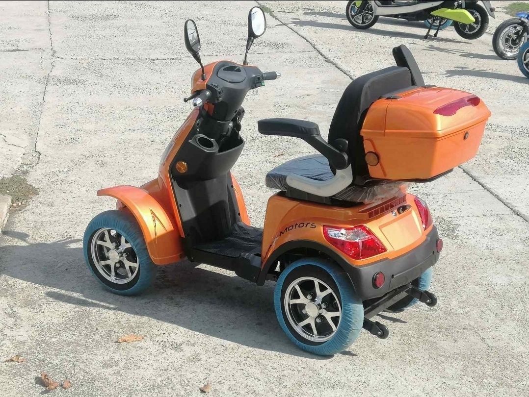 New orange 1500W MaXmotors Електрически Скутер Четириколка 2022