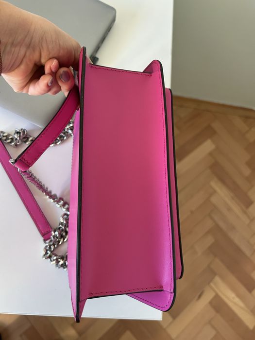 Кожена чанта за през рамо Michael Michael Kors