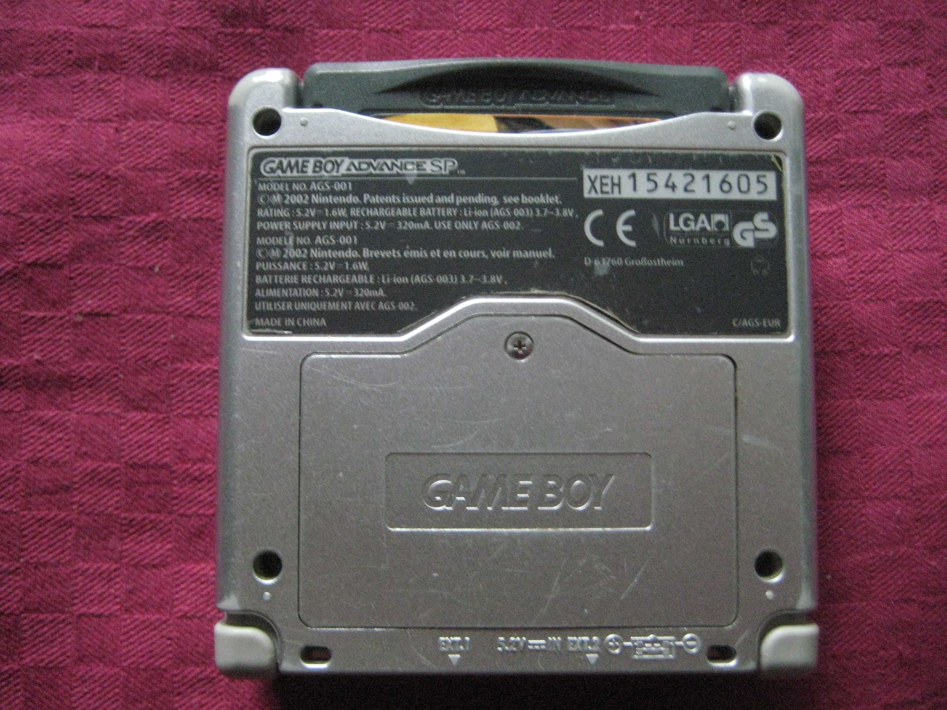 Продавам конзола GBA SP AGS-001 + игра