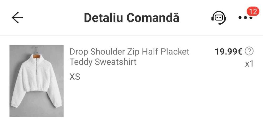 Bluza pufoasa dama xs