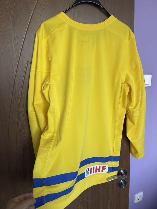 Nike Sweden Швеция Olympic Game Jersey NHL Хокейна Блуза Тениска