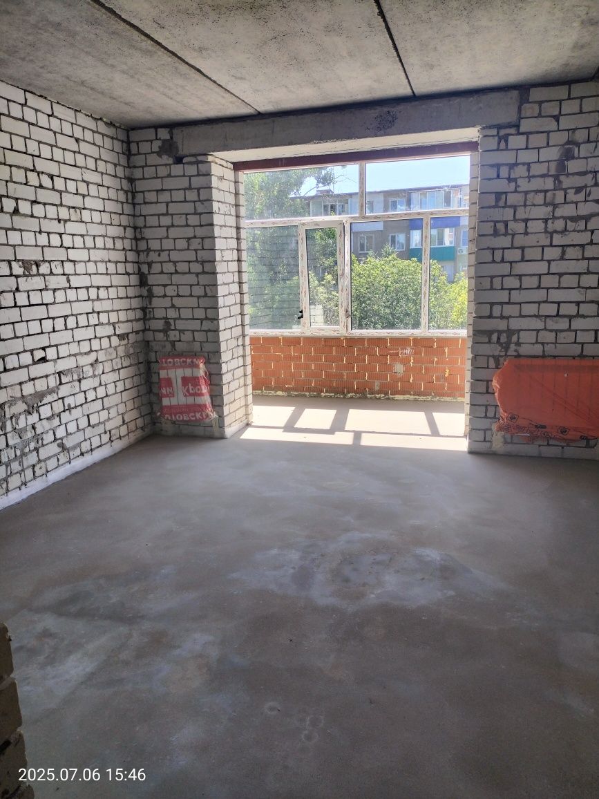 Продам 3комн. кв. 3этаж, 97кв, Айталиева1/1, черновая, новый дом.