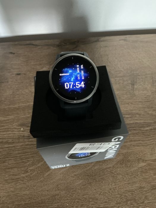 Garmin Venu 2 Smartwatch Silver Granite Blue