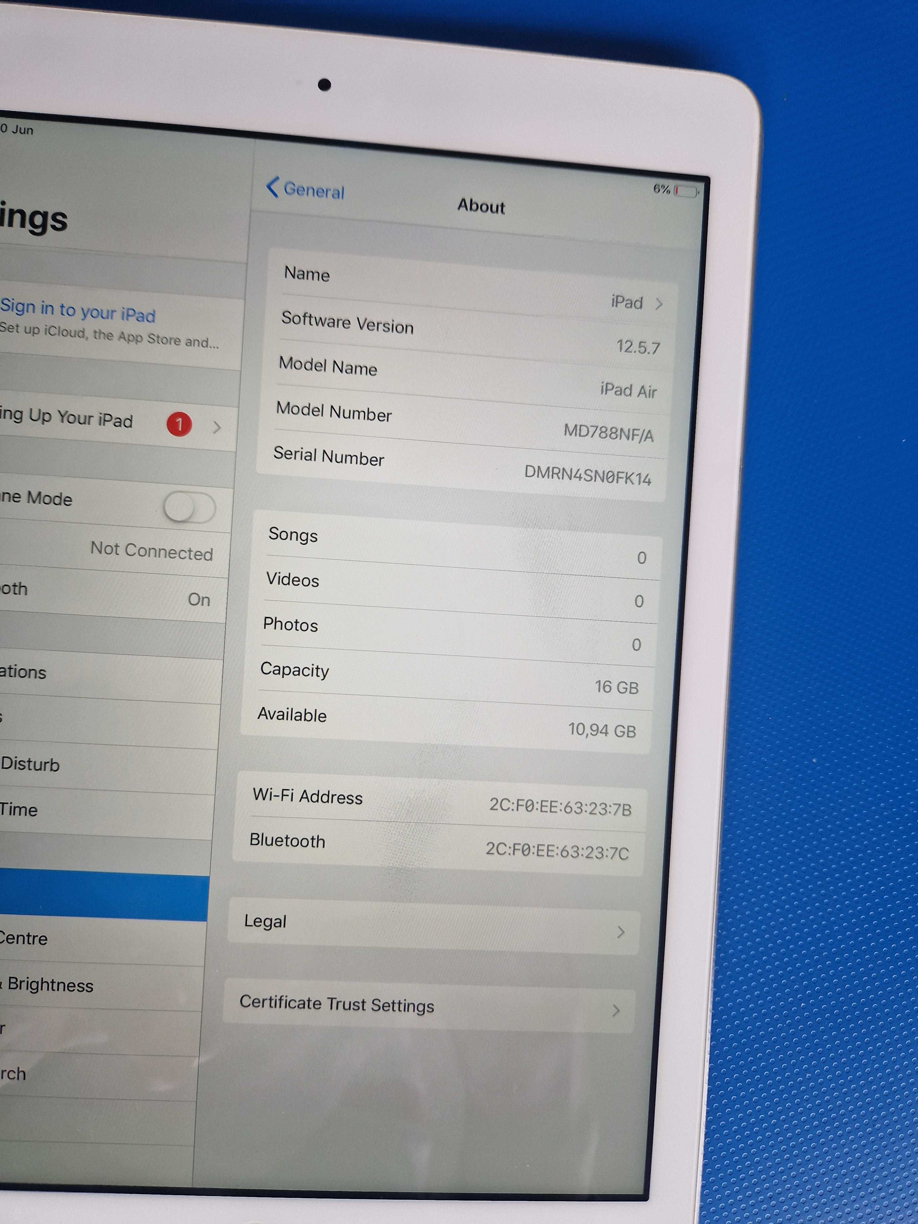 Ipad Air 1 - Wi-fi -
