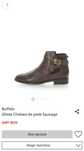 Buffalo ghete botine Chelsea de piele Sauvage