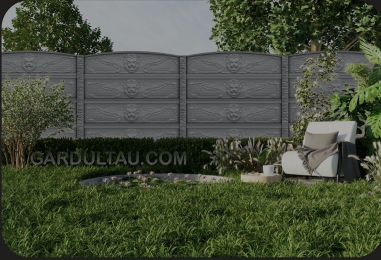 Fabricam garduri / placi de gard / stâlpi din beton Model Piramida