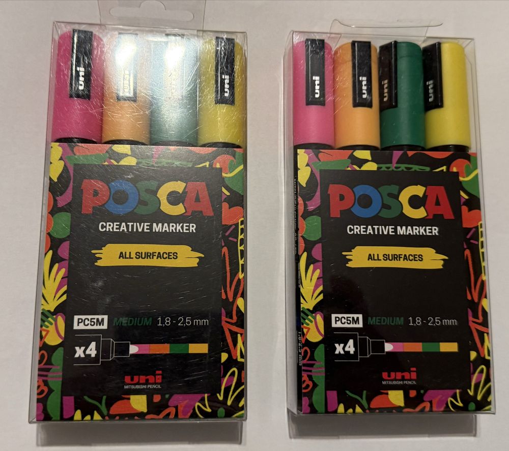 Posca pachet de 4 noi sigilate