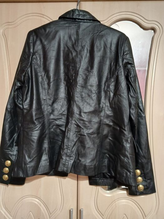 Sacou din piele naturală, mănușă nou