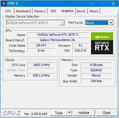 Geforce RTX 3070ti OC