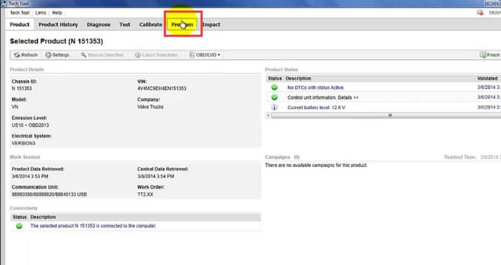 Volvo Tech Tool (PTT) 2.7.25 / VCADS Pro 2.04
