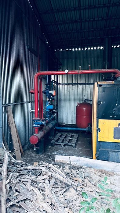 Vând uscator cherestea complet cu centrala termica