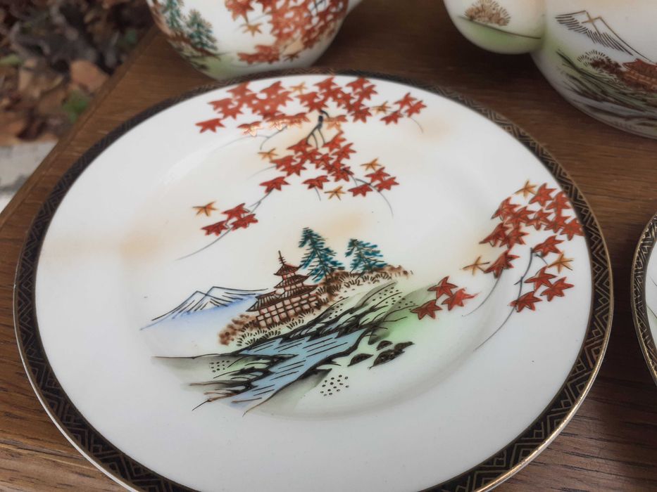 Portelan Kutani litofan japonia