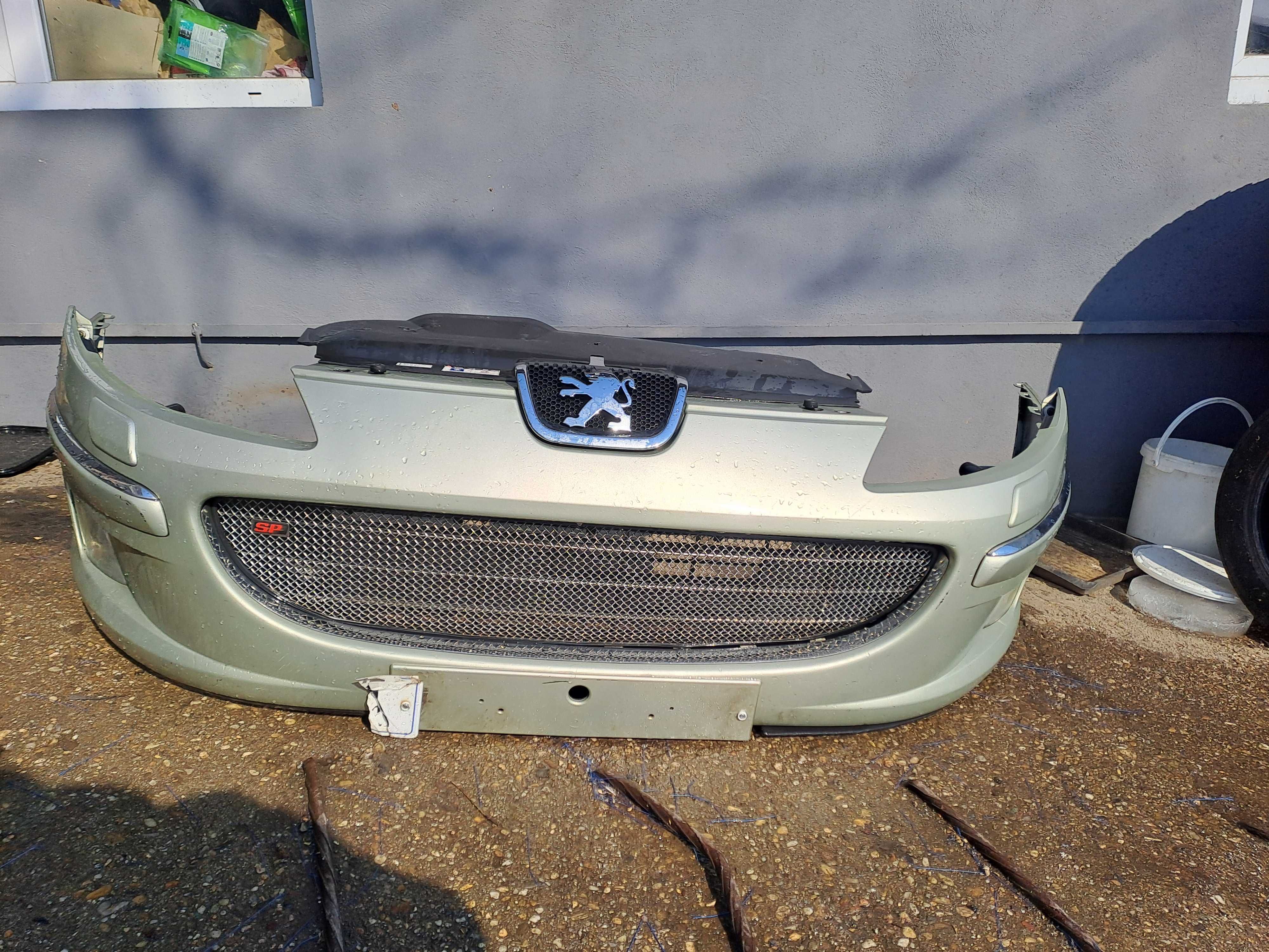 Bara Fata spoiler Peugeot 407 cu spalatoare far si proiectoare RS