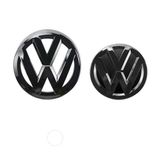 Set 2 Embleme Fata Spate Negru Lucios Volkswagen VW Golf 7.5, 2018-20