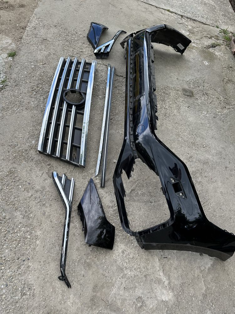 Bară față grilă radiator vw touareg 3.