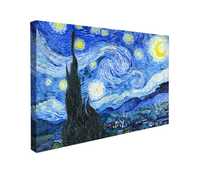 Картина «Звездная ночь» Ван Гог фотопечать на холсте 60х75 см
