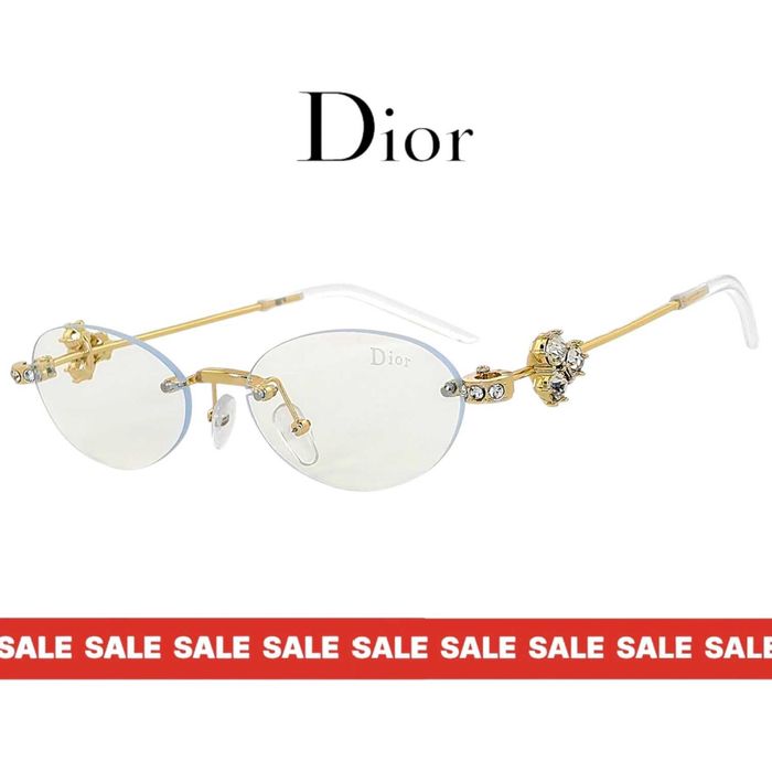 Dior Zircon 2026 Луксозни дамски слънчеви очила с Камъни - Цирконий