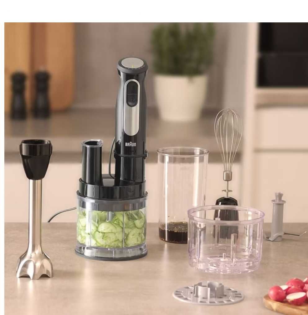 Mixer vertical BRAUN MultiQuick 5 Pro MQ55254M, 0.6l, 1000W, 25 trepte