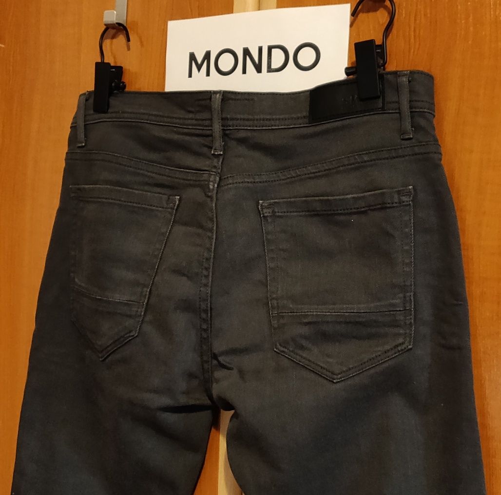 Blugi Denim Vintage SMOG gri închis 33/34