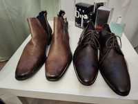Французская мужская обувь туфли San Marina кожа и Minelli Франция 44р