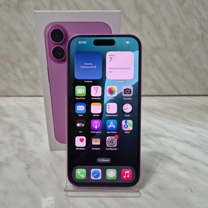 Telefon Apple iPhone 16 Pink 128GB Full Box Ca Nou Zeus Amanet 33811