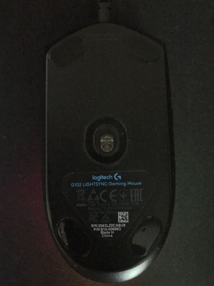 Игровая мышь Logitech g102