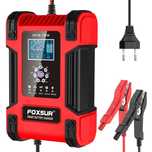 Интелигентно СМАРТ зарядно FOXSUR, с цифров дисплей,12V / 12A, 24V /6A