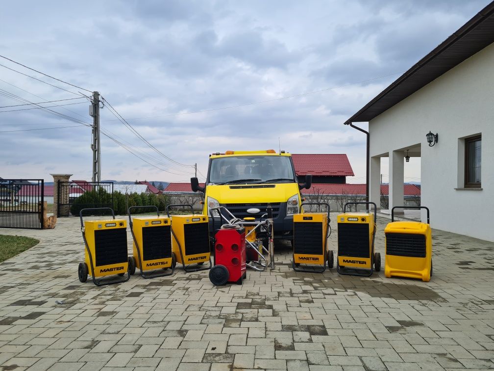 Dezumidificator  uscător,slefuitoare ,pompa airless, masina de taiat p