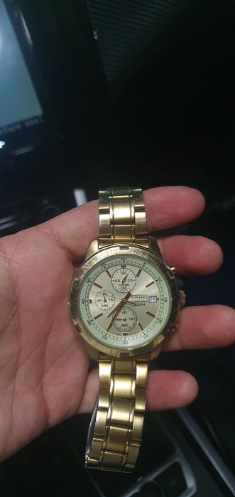 Золотистые часы SEIKO оригинальные Японские