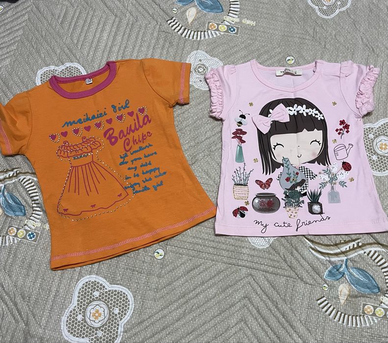 Новые футболочки на девочку